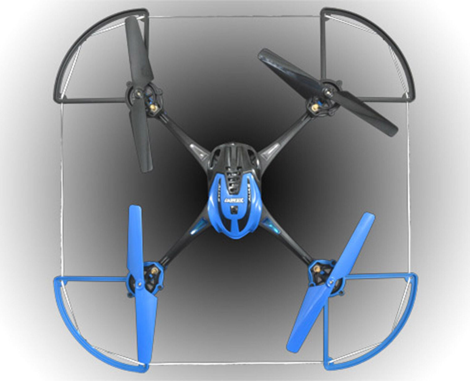 Prop Guards, Blue: LaTrax Alias (Pair)